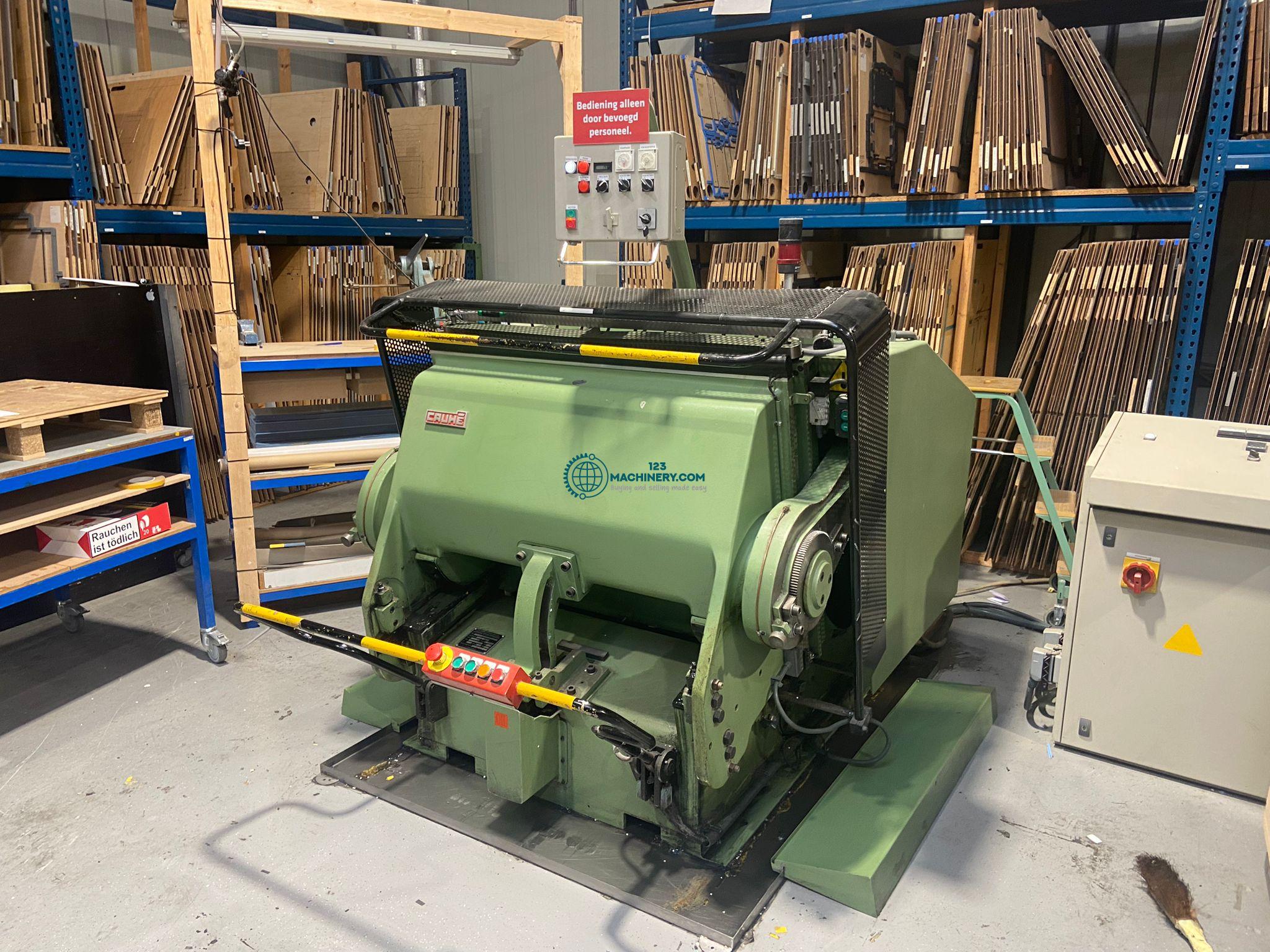 Hand fed platen presses